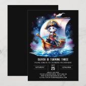 Happy Fantasy Pirate Verjaardag Kaart (Voorkant / Achterkant)