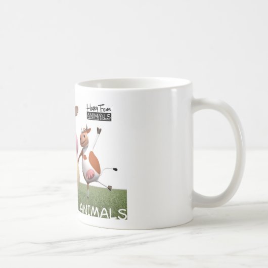 Happy Farm Animal Coffee Mug - Isaak Koffiemok (Rechts)