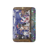 Happy Farm Dieren Kerstbadmat Badmat (Voorkant Verticaal)