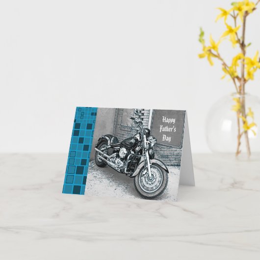 Happy Father Day Kaart Chopper (Gele Bloem)