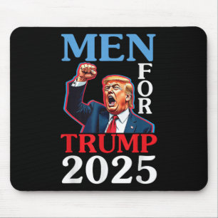 Happy Father Day Mannen voor Trump 2025 Papa Hus Muismat