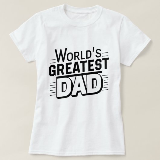 Happy Father' Day typografie T-shirt ontwerp (Design voorkant)