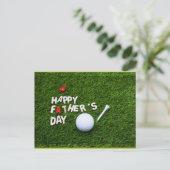 Happy Father Day voor Golfer Briefkaart (Staand voorkant)