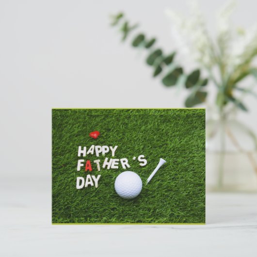 Happy Father Day voor Golfer Briefkaart (Staand voorkant)