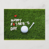 Happy Father Day voor Golfer Briefkaart (Voorkant)