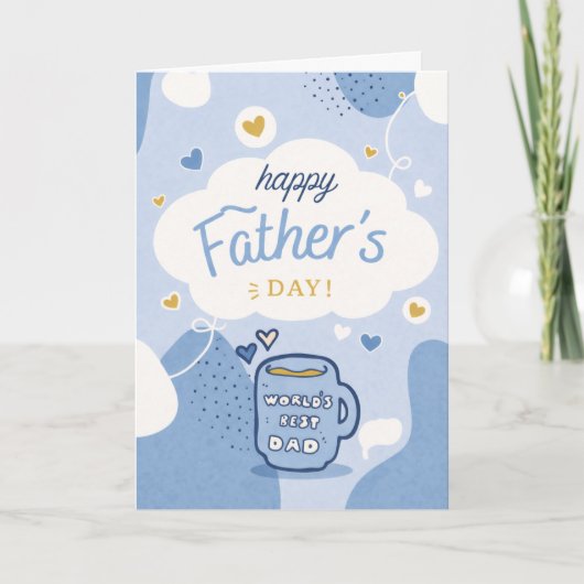 Happy Father’s Day Best Dad Card Kaart (Voorkant)