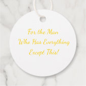 "Happy Father’s Day" cadeau label (Achterkant)