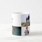 Happy Father’s Day Mustache Tribute Design Koffiemok (Center)