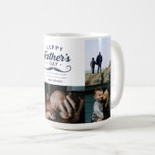 Happy Father’s Day Mustache Tribute Design Koffiemok (Voorkant rechts)