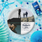 Happy Father’s Day Mustache Tribute Design Papieren Bordje (Feest)