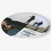 Happy Father’s Day Mustache Tribute Design Papieren Bordje (Gekanteld)