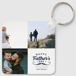 Happy Father’s Day Mustache Tribute Design Sleutelhanger