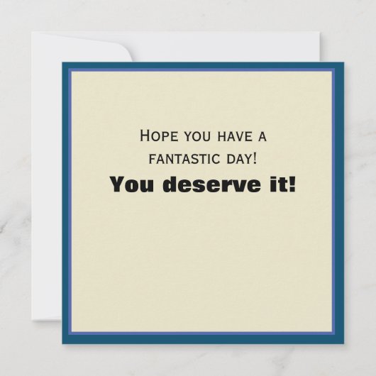 Happy Father’s Day Square Inspirivity modern Notitiekaartje (Achterkant)