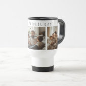 Happy Fathers dag 3 Custom foto's Reisbeker (Voorkant rechts)