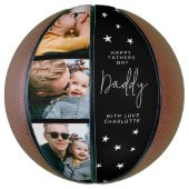 Happy Fathers Dag 3 Fotocollage Basketbal (Verticaal)