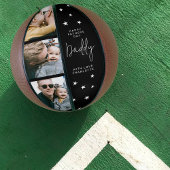 Happy Fathers Dag 3 Fotocollage Basketbal