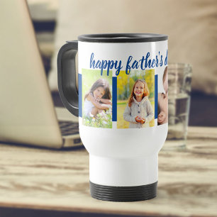 Happy Fathers Dag 4 Fotobewerkbaar jaar Reisbeker