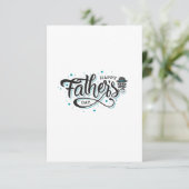 Happy Fathers dag Bedankkaart (Staand voorkant)