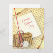  Happy Fathers Dag Feestdagenkaart (Voorkant / Achterkant)