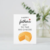 HAPPY FATHERS DAG NAAR DE GROTE KAAS FEESTDAGENKAART (Staand voorkant)