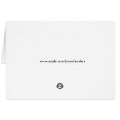 HAPPY FATHERS DAG VAN VROUW kaart (Achterkant Horizontaal)