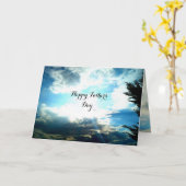 HAPPY FATHERS DAG VAN VROUW kaart (Gele Bloem)