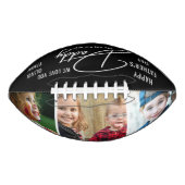  Happy Father's Day 3 Photo Collage Personalized American Football (Voorkant)