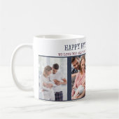Happy Fathers Day 4 Foto gepersonaliseerd Koffiemok (Links)