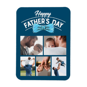 Happy Fathers Day 5 fotocollage Magneet