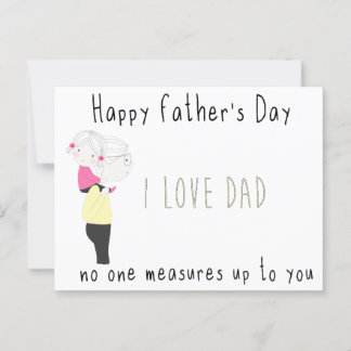 happy father's day around the world postcard  briefkaart