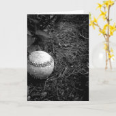 Happy Father's Day Baseball Card Kaart (Gele Bloem)
