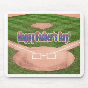 Happy Fathers Day Baseball Muismat