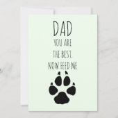 Happy Fathers Day beroemd gemaakt door Dog Feestdagenkaart (Voorkant)