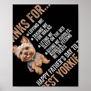 Happy Fathers Day beroemd gemaakt door The Best Yo Poster