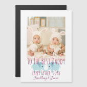 Happy Fathers Day beroemd gemaakt door Twins (Voorkant / Achterkant)