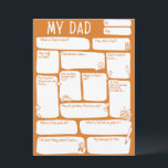 Happy Fathers Day_Best Pap ooit<br><div class="desc">De perfecte kaart en cadeau in één voor een speciale vader deze Vaderdag. Ik heb vragen om je kleintjes te vragen naar hun vader met ruimte om hun schattige, grappige, eigenzinnige, en ongetwijfeld ongebruikelijke antwoorden te schrijven. Het maakt ook na Vaderdag een groot goed voor het lijst. Bovendien kan het...</div>