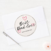 Happy Fathers Day - Beste vader ooit Ronde Sticker (Envelop)