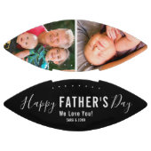 Happy Father's Day Black 2 Foto's Modern Name American Football (Panelen)