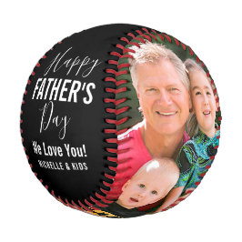 Happy Father's Day Black Family Photo Name Script