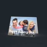 Happy Father's Day Bold Brush Script Photo Card Kaart<br><div class="desc">Designed by fat*fa*tin. Easy to customize with your own text,  photo or image. For custom requests,  please contact fat*fa*tin directly. Custom charges apply.

----------------------------------------------------

https://www.zazzle.com/collections/mothers_and_fathers_day_collection-119865899856221553

----------------------------------------------------

www.zazzle.com/fat_fa_tin
www.zazzle.com/color_therapy
www.zazzle.com/fatfatin_blue_knot
www.zazzle.com/fatfatin_red_knot
www.zazzle.com/fatfatin_mini_me
www.zazzle.com/fatfatin_box
www.zazzle.com/fatfatin_design
www.zazzle.com/fatfatin_ink</div>