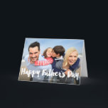 Happy Father's Day Bold Brush Script Photo Card Kaart<br><div class="desc">Designed by fat*fa*tin. Easy to customize with your own text, photo or image. For custom requests, please contact fat*fa*tin directly. Custom charges apply.
----------------------------------------------------
https://www.zazzle.com/collections/mothers_and_fathers_day_collection-119865899856221553
----------------------------------------------------
www.zazzle.com/fat_fa_tin
www.zazzle.com/color_therapy
www.zazzle.com/fatfatin_blue_knot
www.zazzle.com/fatfatin_red_knot
www.zazzle.com/fatfatin_mini_me
www.zazzle.com/fatfatin_box
www.zazzle.com/fatfatin_design
www.zazzle.com/fatfatin_ink</div>