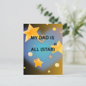 HAPPY FATHER'S DAY  BRIEFKAART (Staand voorkant)