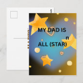 HAPPY FATHER'S DAY  BRIEFKAART (Voorkant / Achterkant)