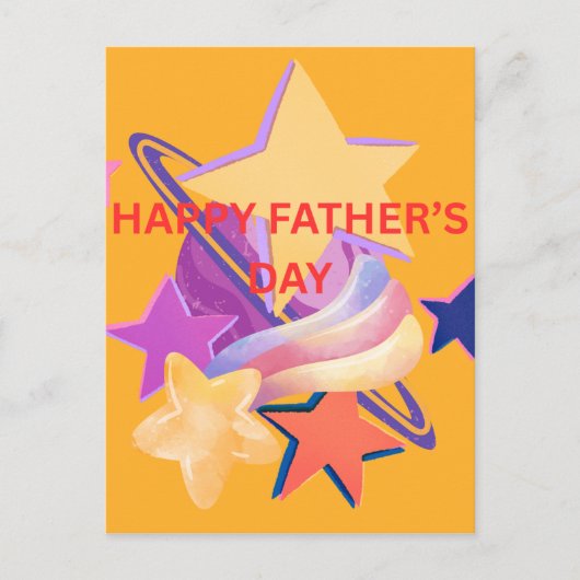 HAPPY FATHER'S DAY  BRIEFKAART (Voorkant)