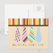 Happy Fathers Day Briefkaart (Voorkant / Achterkant)
