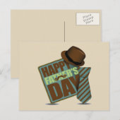Happy Fathers Day Briefkaart (Voorkant / Achterkant)