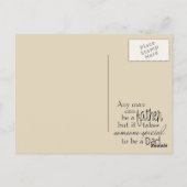 Happy Fathers Day Briefkaart (Achterkant)