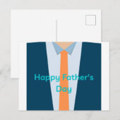 Happy Fathers Day Briefkaart (Voorkant / Achterkant)
