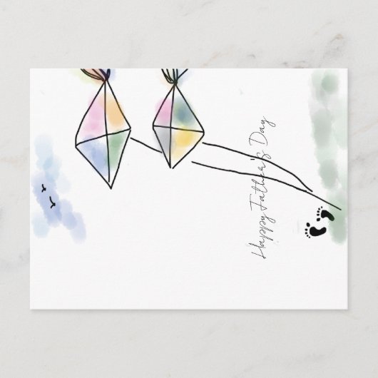 Happy Father's Day Briefkaart (Voorkant)