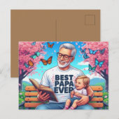 Happy Fathers Day Briefkaart (Voorkant / Achterkant)